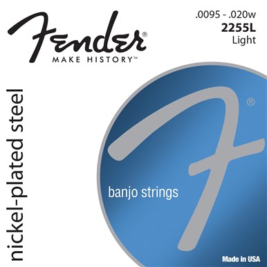 Fender 0732255003 Banjo String Set Nickel Plated Steel .95-20 Strings