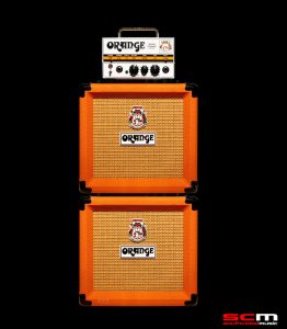 orange micro terror full stack with ppc108 speaker cabinets