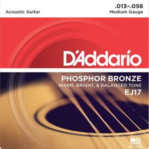 D'Addario EJ17 Acoustic Guitar 13/56 Phosphor Bronze
