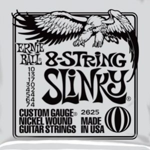 Ernie Ball E 2625 Electric Guitar Strings 10 to 74 8-String Set Suits Shecter