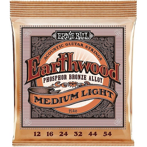 Ernie Ball 2146 Acoustic Regular Slinky 12 to 54 Phosphor Bronze Strings