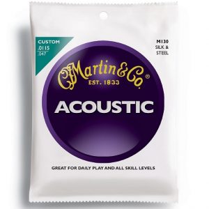 Martin 41 M130 Acoustic Guitar Strings 11.5 to 47 Silk and Steel String Set