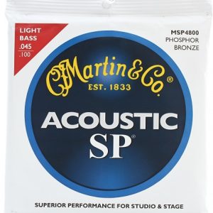Martin MSP 4800 Acoustic Bass Guitar Strings Set 45 to 100 Phosphor Bronze Light