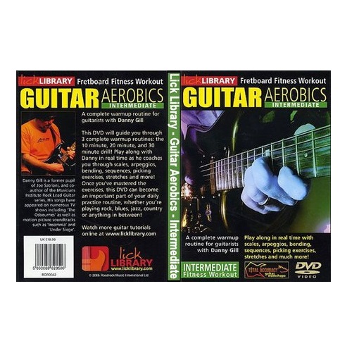 Guitar Aerobics Intermediate DVD Lick Library RDR0042