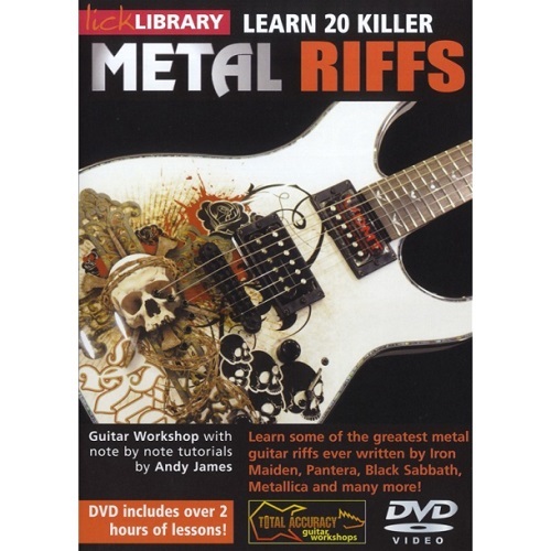 Lick Library Learn 20 Killer Metal Riffs DVD RDR0296