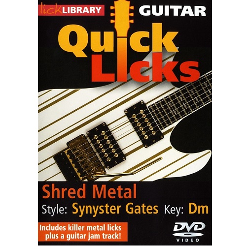Lick Library Shred Metal DVD RDR0401