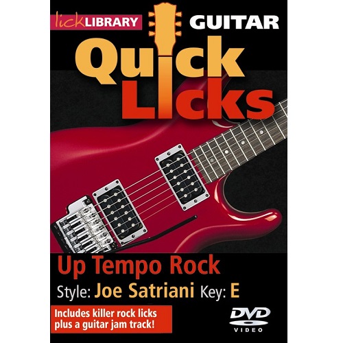 Lick Library Guitar Quick Licks Up Tempo Rock Satriani DVD