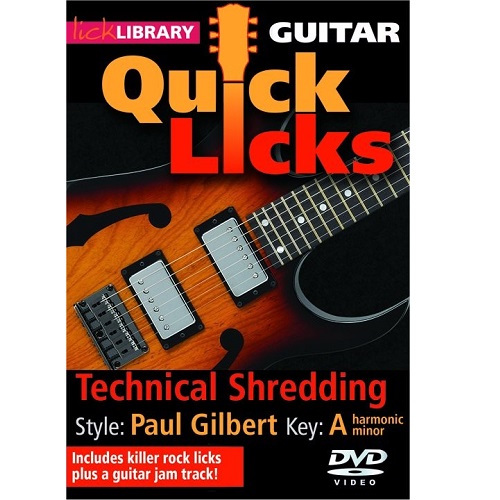 Lick Library Quick Licks Paul Gilbert Guitar DVD