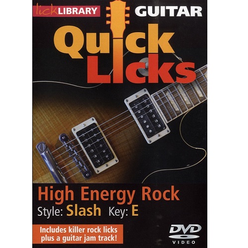 Lick Library Guitar Quick Licks High Energy Rock