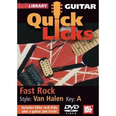 Lick Library Guitar Quick Licks Fast Rock Van Halen DVD