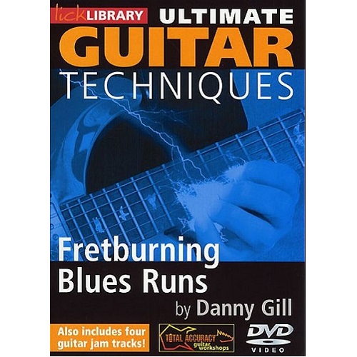 Lick Library Ulitmate Guitar Techniques Fretburning Blues DVD