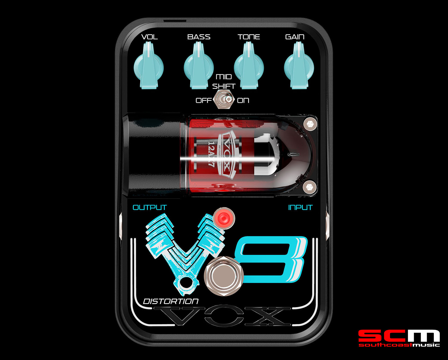VOX TONE GARAGE V8 HIGH GAIN DISTORTION PEDAL South Coast Music