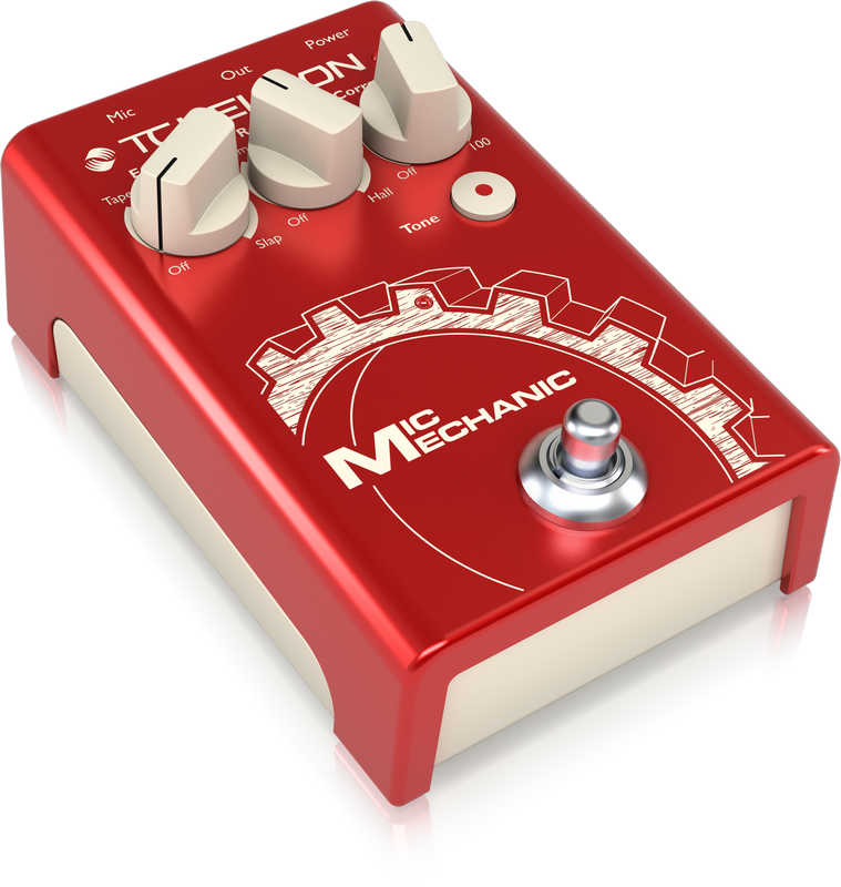 TC Helicon Mic Mechanic 2 Vocal FX Effects Processor Microphone Pedal