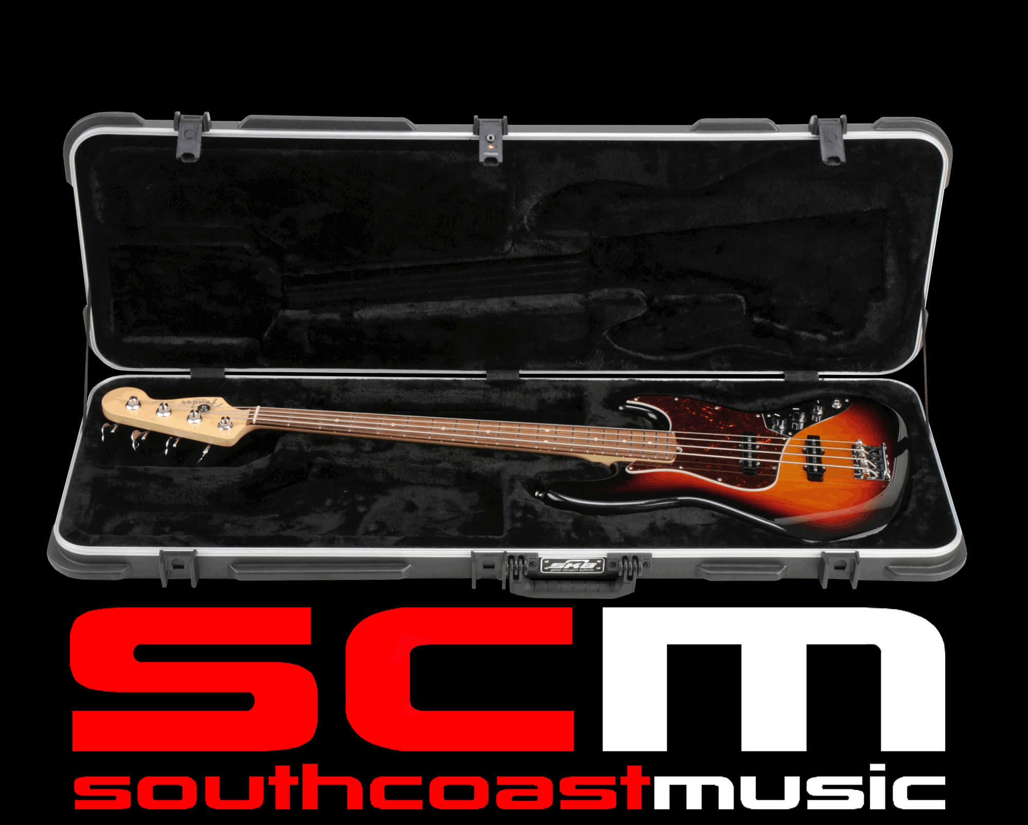SKB 1SKB-44 Electric Bass Rectangular Case TSA Locks to suit PB and JB ...