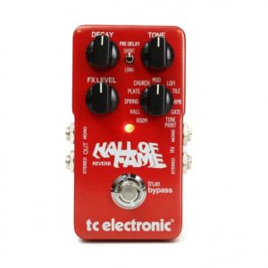 TC Electronic Hall of Fame Reverb HOF True Bypass Guitar FX Pedal