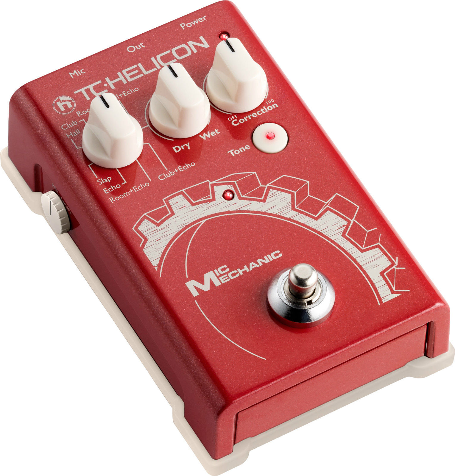 TC Helicon Mic Mechanic 2 Vocal FX Effects Processor Microphone Pedal