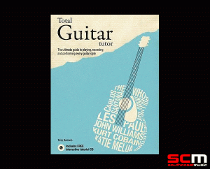 Learn To Play Tutorial Terry Burrows Total Guitar Tutor Hardcover Book and CD