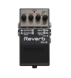 BOSS RV6 REVERB PEDAL GUITAR FX STOMP BOX