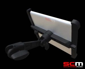ASHTON ISP50 Tablet Holder Clamp for Microphone Stand - iPad Samsung Galaxy or Tablet