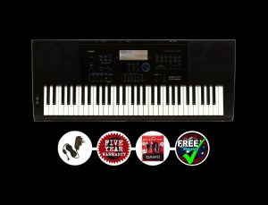CASIO CTK6200 ARRANGER KEYBOARD PACK #1 BONUS USB + MP3 CABLE PACK, ADAPTOR