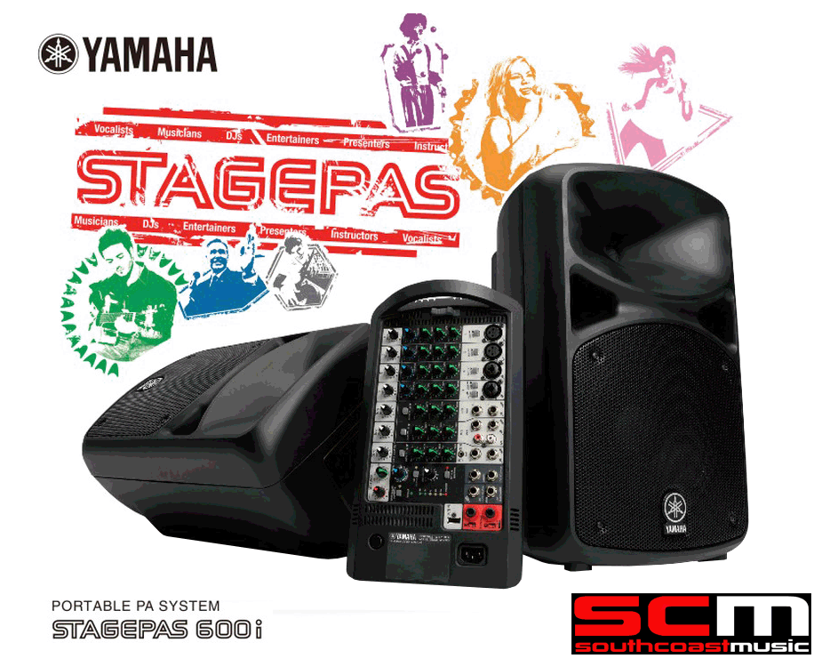 Yamaha Stagepas300 Yamaha STAGEPAS 600I Portable PA System 680W