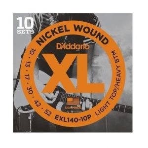 DAddario EXL140 10P N Wound Electric Guitar Strings 10 Pack Daddario EXL140 Set MAIN