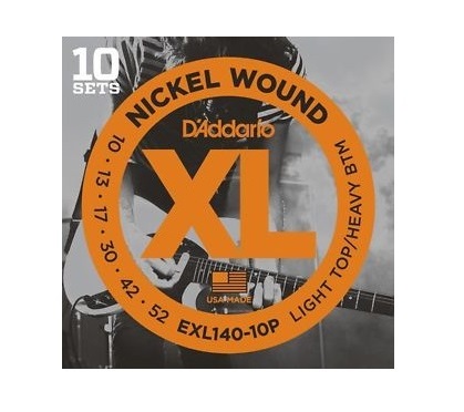 DAddario EXL140 10P N Wound Electric Guitar Strings 10 Pack Daddario EXL140 Set MAIN