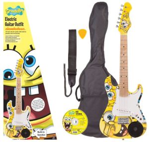 spongebob-34-electric-guitar-yellow-built-in-speaker-yellow-pack