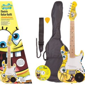 spongebob-34-electric-guitar-yellow-built-in-speaker-yellow-pack