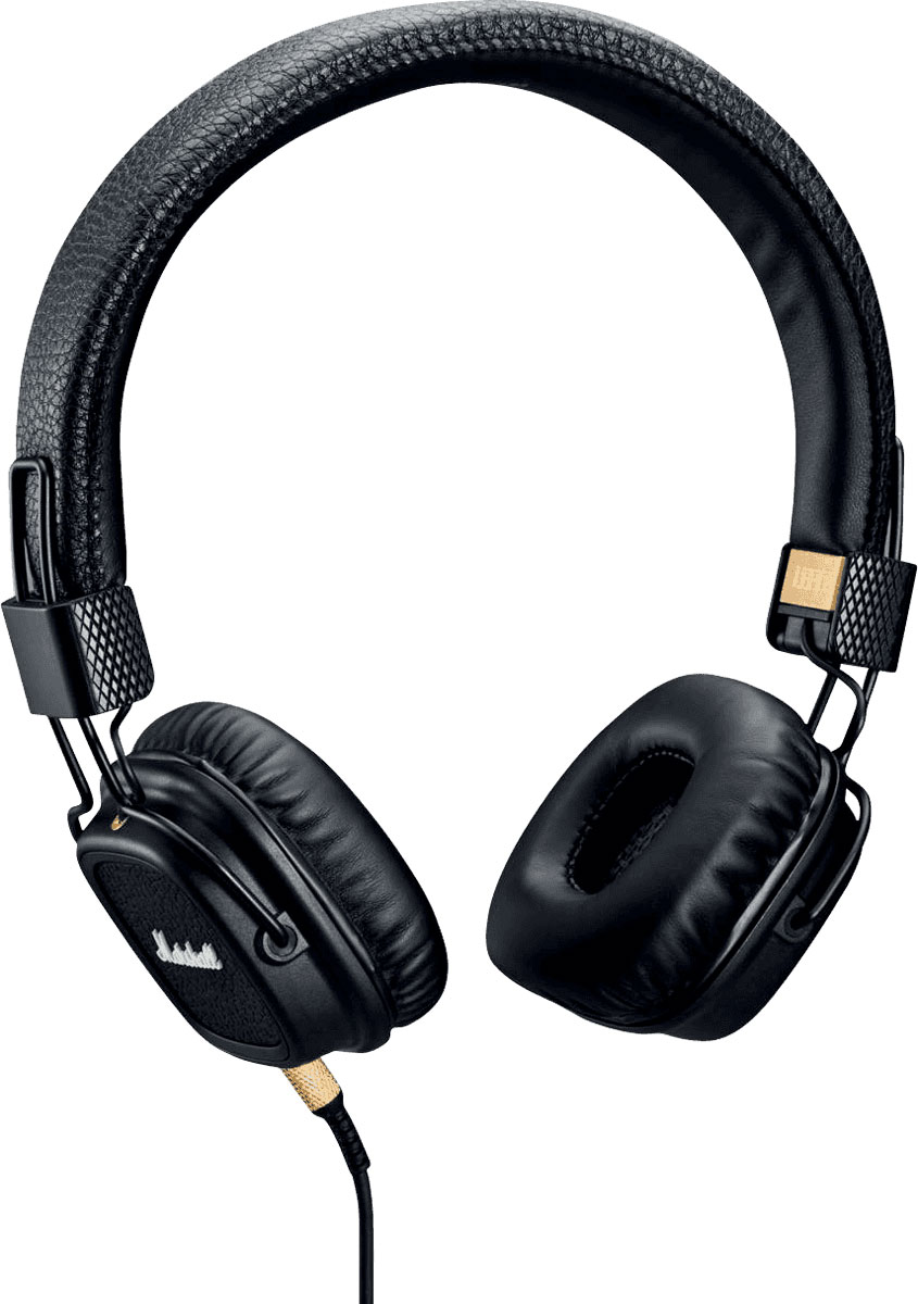 MARSHALL MAJOR 2 II MKII BLACK PRO STEREO HEADPHONES HEAD PHONES ...