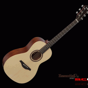 HOHNER EP1-SP PARLOR SIZE ACOUSTIC GUITAR SOLID SITKA SPRUCE TOP