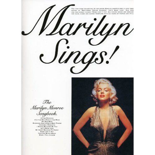 Marilyn Sings The Marilyn Monroe Songbook Piano Vocal & Guitar Chords Song Book