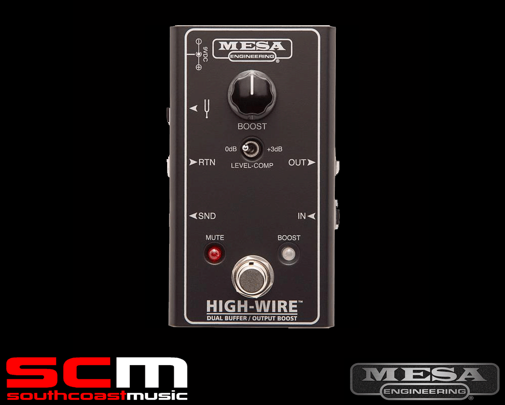 Mesa Boogie High Wire Dual Buffer And Output Boost Guitar Fx Pedal