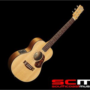 Maton EMS-6 Mini Maton Acoustic-Electric Guitar Hand Made in Australia with Hard Case