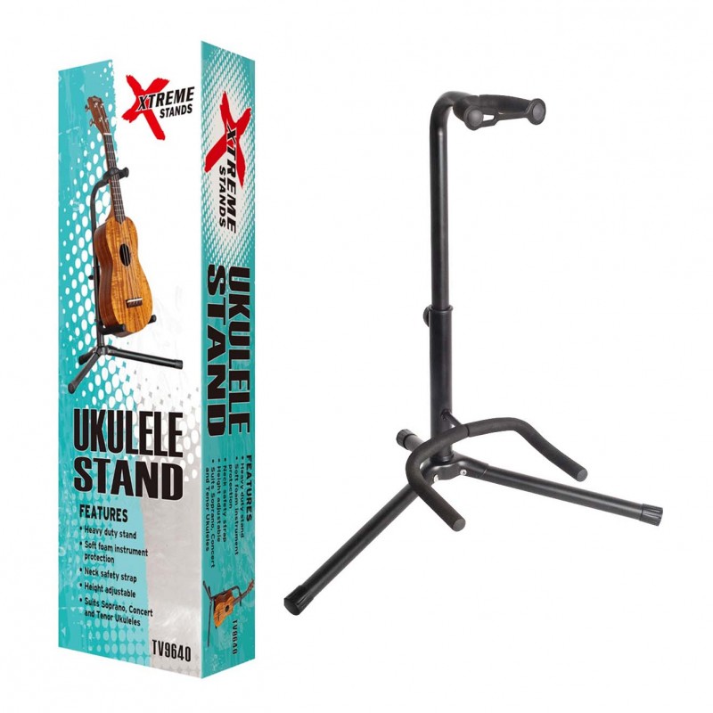 Xtreme Tv9640 Ukulele Stand Strong Light Soprano Concert Tenor Uke Stand Holder