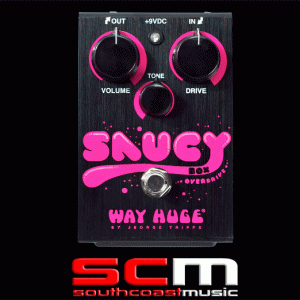 Jim Dunlop WAY HUGE® SAUCY BOX™ OVERDRIVE WHE205 Guitar FX Pedal