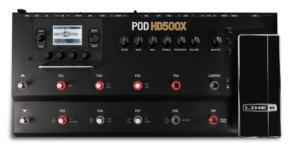 Line 6 PODHD500X Guitar MultiEffects Pedal Brand New