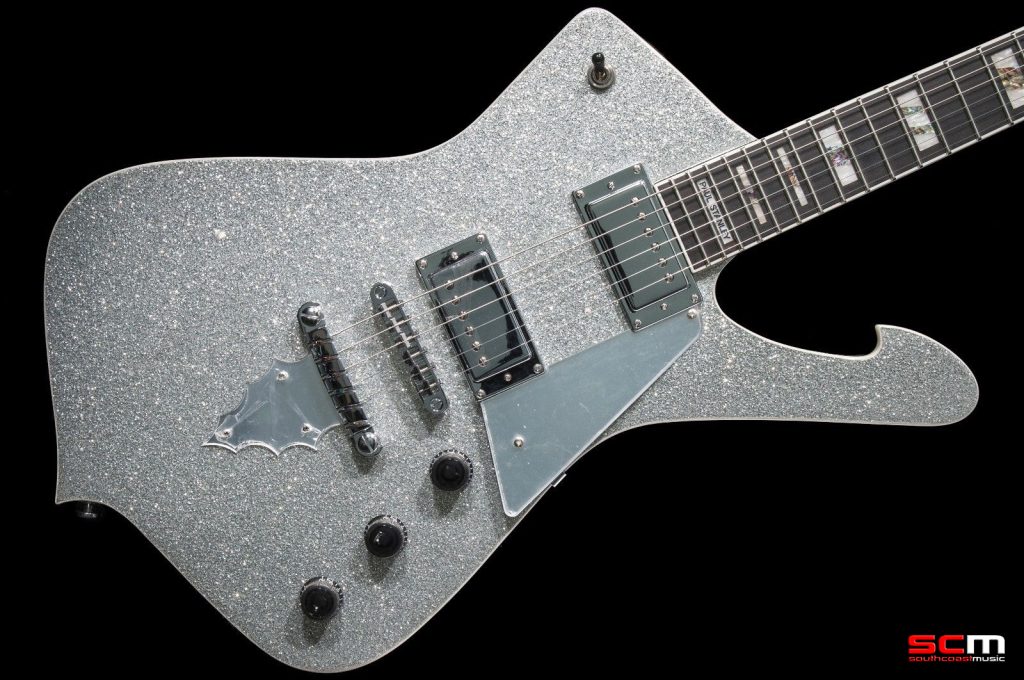 Ibanez Paul Stanley PS120SPSSP Iceman Signature Electric Guitar Limited Edition Silver Sparkle