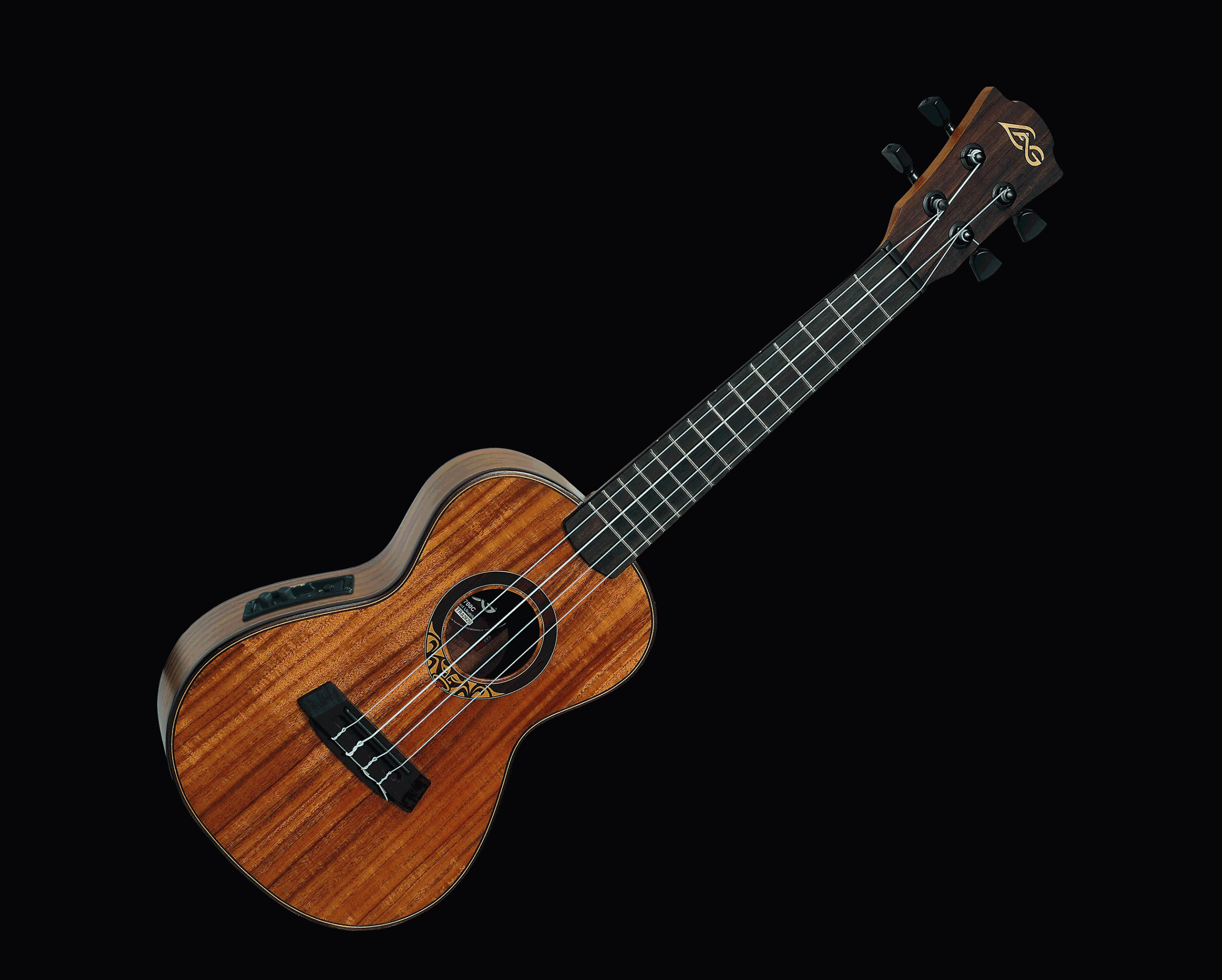 Lag U700CE Solid Koa Concert Acoustic Electric Ukulele with Lag Gig Bag 20% OFF!