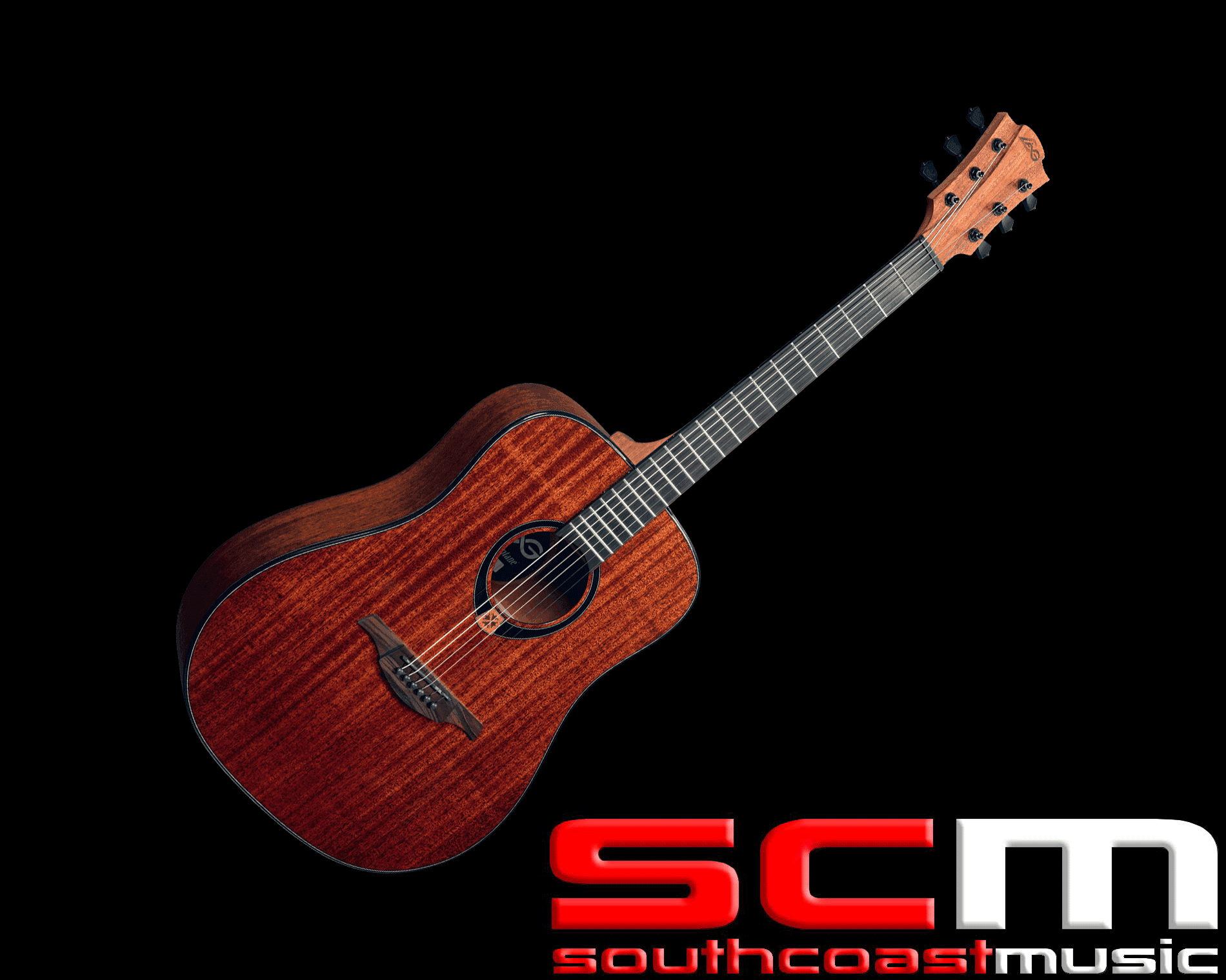 RRP$499 LAG Tramontane T90D Solid Top Dreadnought Solid Mahogany