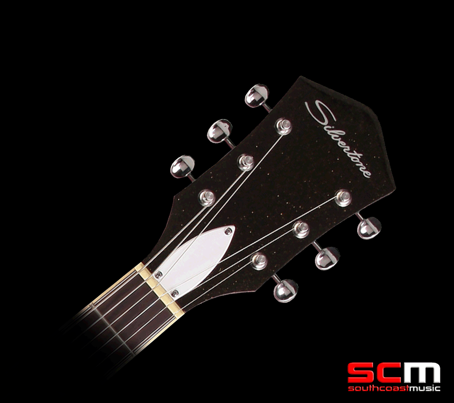 Silvertone 1423 Jupiter Electric Guitar Black Sparkle finish retro magic!