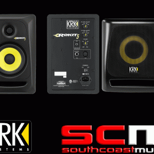 KRK ROKIT 5 Active Studio Monitors G3, 8S Subwoofer 8 Professional Package!