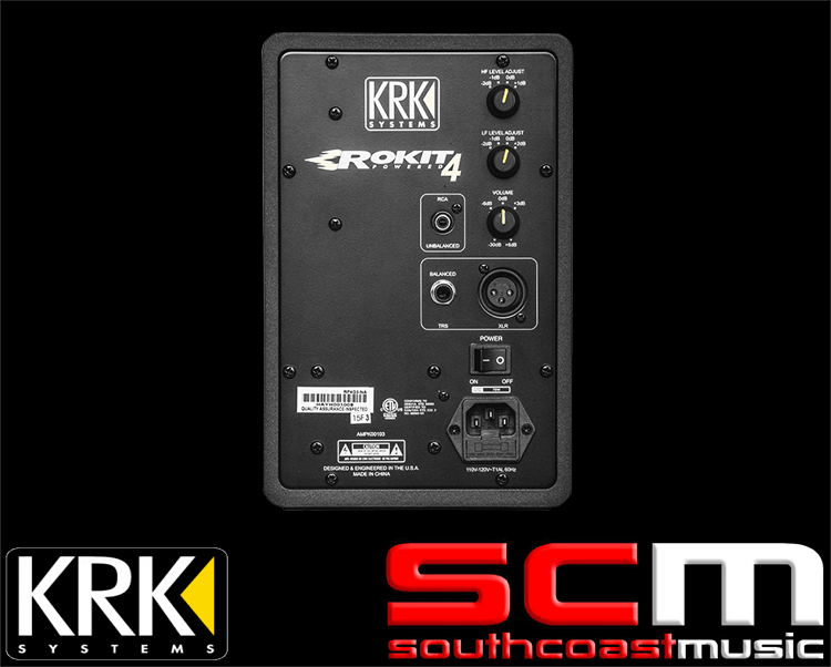 KRK ROKIT 4 Active Studio Monitor G3 2-way Speaker 30W ROKIT4 Individual - New