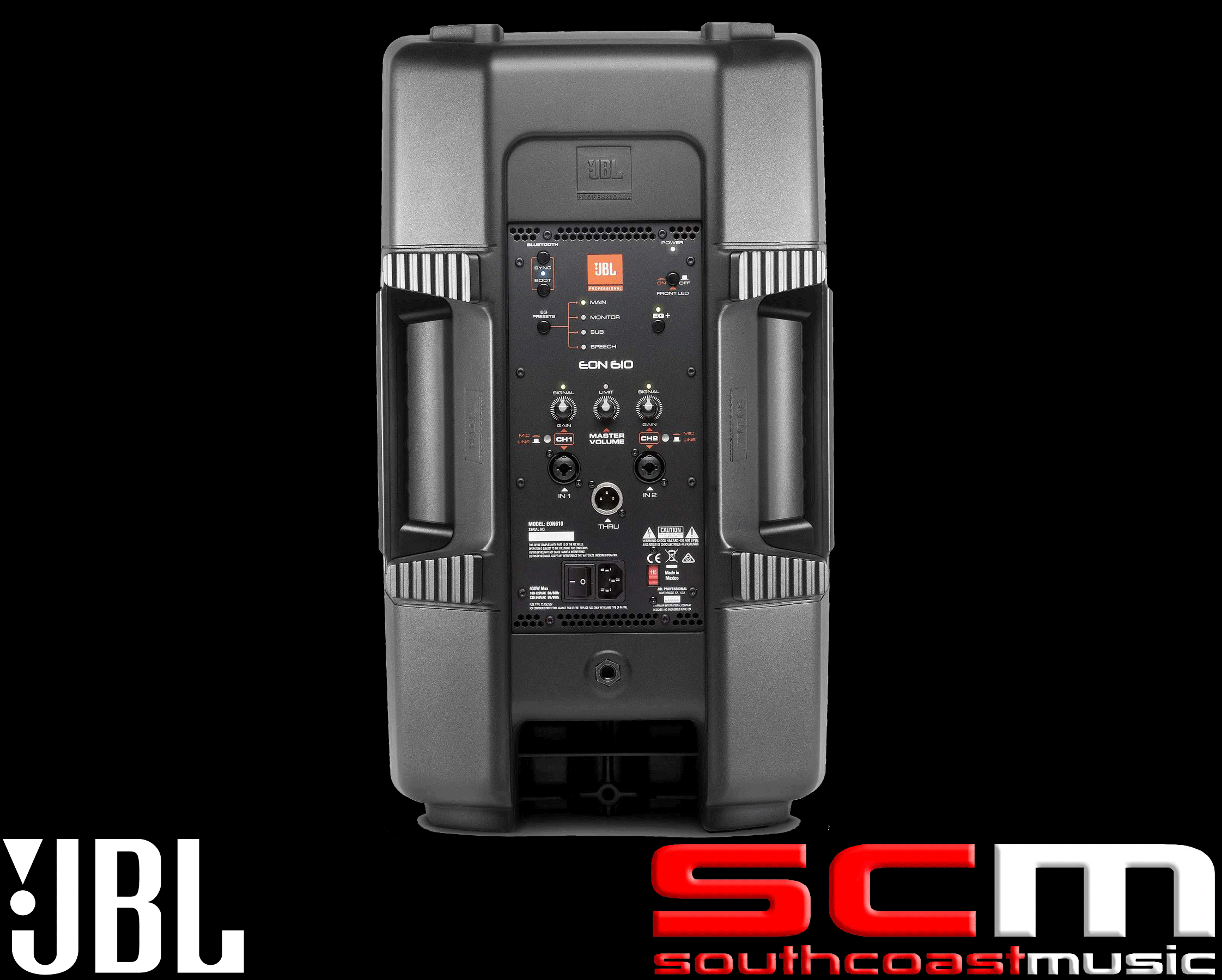 JBL EON610 10" TwoWay Sound Reinforcement 500W RMS Active PA Speaker