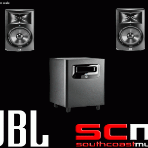 JBL LSR310S 10" Active Subwoofer and 2x LSR308 8" Studio Monitor Package DEAL!