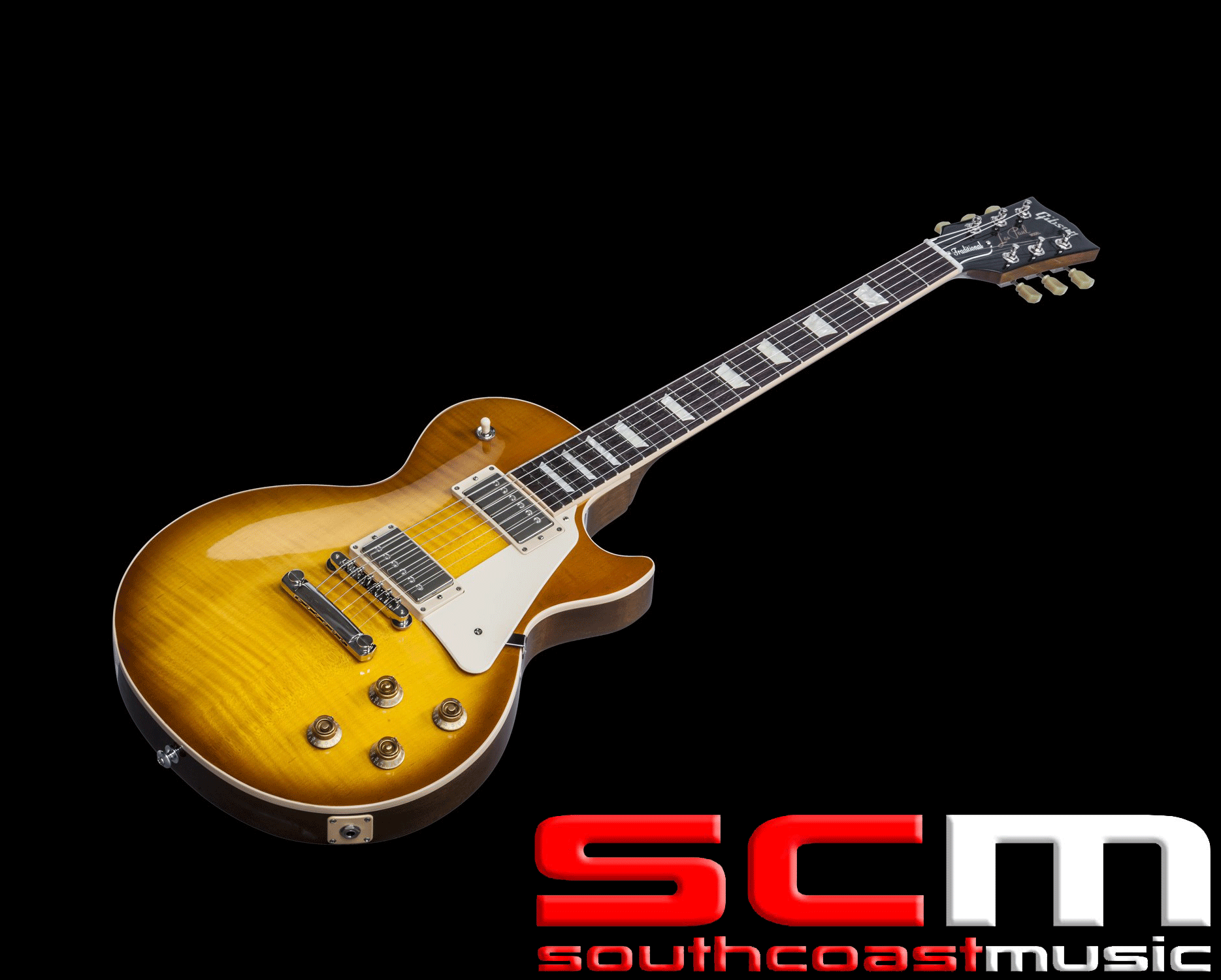 Gibson Les Paul Traditional Electric Guitar Honey Burst 17 South Coast Music