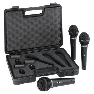 Behringer Ultravoice XM1800S Dynamic Cardioid Mics (3-Pack) Case Pack