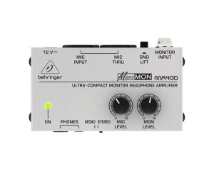 BEHRINGER-MA400-HEADPHONE-MONITOR-AMP-WITH-MICROPHONE-IN
