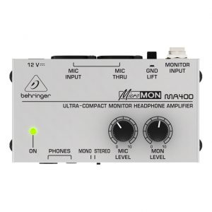 BEHRINGER-MA400-HEADPHONE-MONITOR-AMP-WITH-MICROPHONE-IN