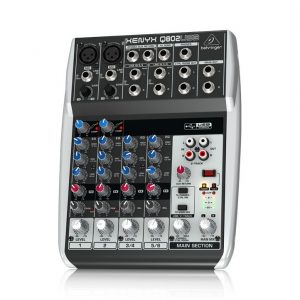 Behringer-Xenyx-Q802USB-8-input-Mic-Line-Mixer-USB-Compact-Pro-Performance